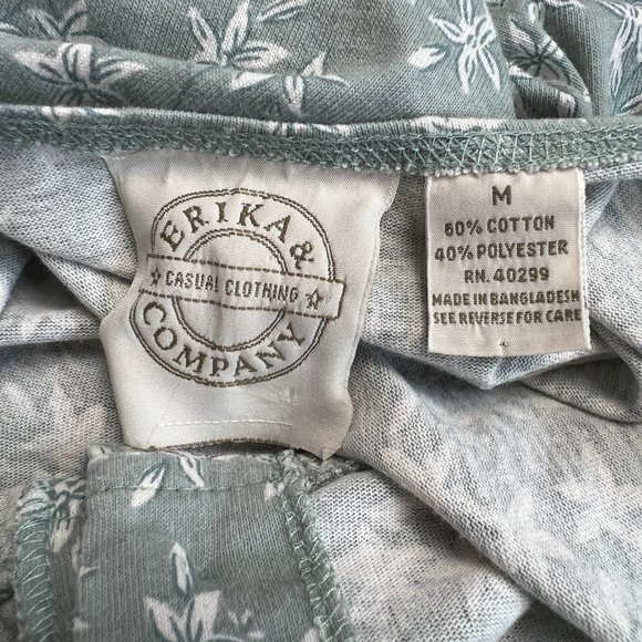 Vintage Rustic Cottagecore Floral Button Up Sleeveless Summer Midi Dress Pockets - Picture 4 of 6